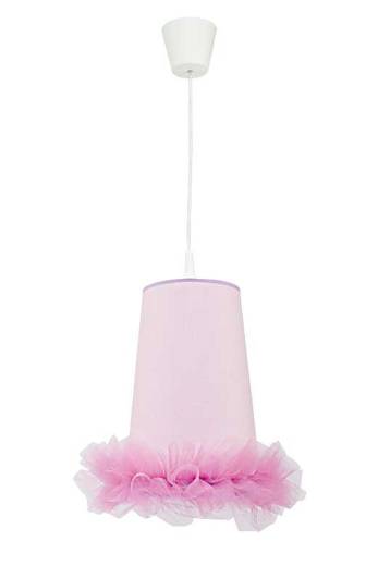 Pendelleuchte Kinderzimmer Mädchen Pink aus Stoff