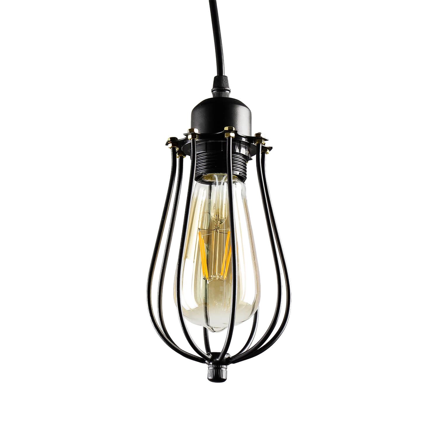 Hängelampe Industrie Design mit Edison Lampe Esszimmer Hängelampe Industrie Design mit Edison Lampe Esszimmer