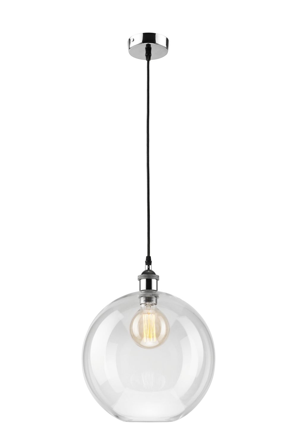 Lampe Esstisch Hängelampe Transparent rund Retro Lampe Esstisch Hängelampe Transparent rund Retro