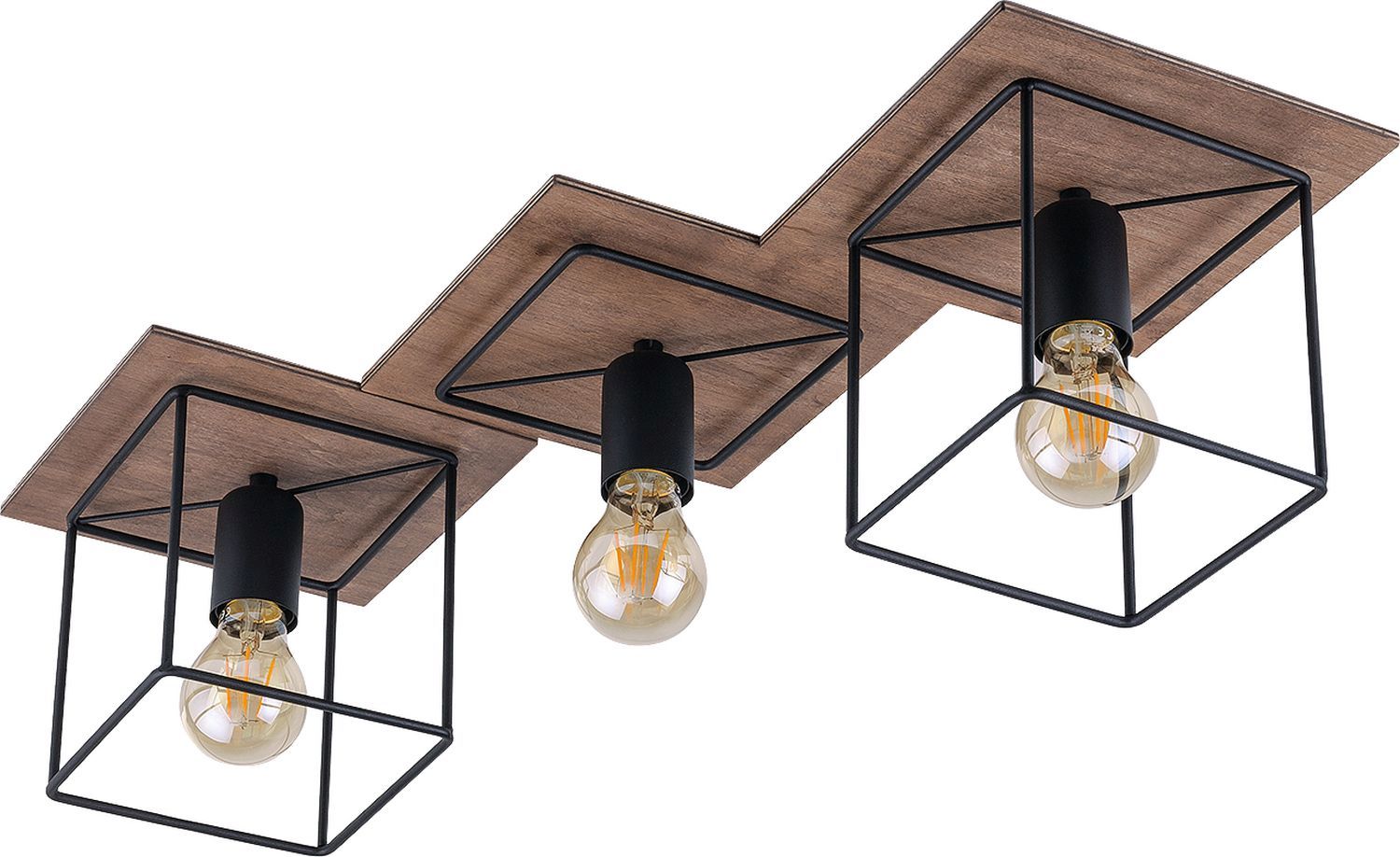 Deckenleuchte Braun Wohnzimmer 3-flmg COBA Lampe Deckenleuchte Braun Wohnzimmer 3-flmg COBA Lampe
