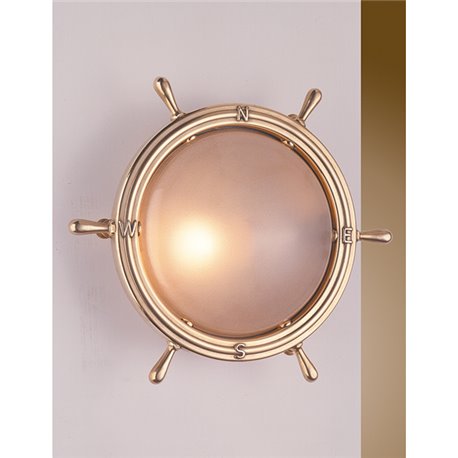Maritime Wandlampe Messing Glas Flur Wohnzimmer Maritime Wandlampe Messing Glas Flur Wohnzimmer