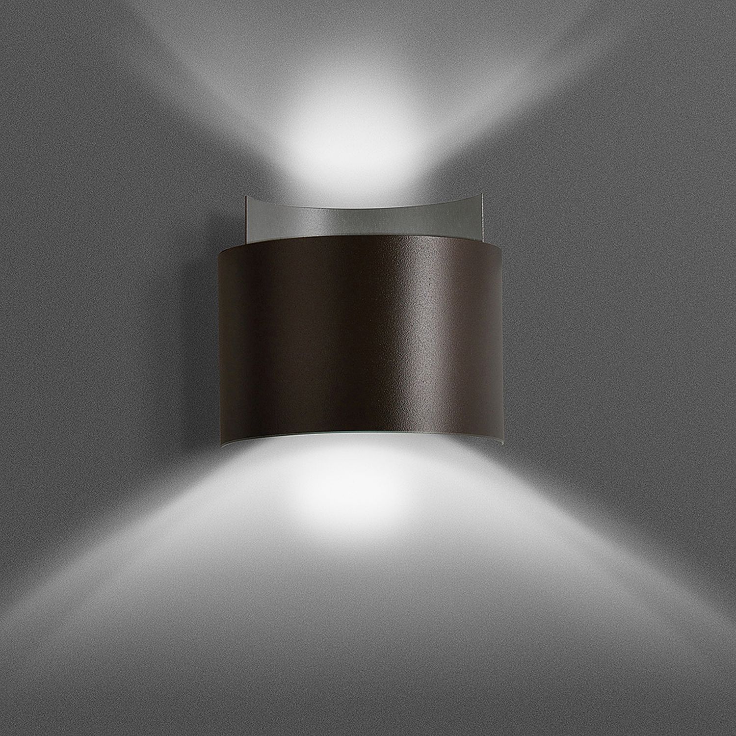 Wandleuchte Up Down Braun Metall Design Modern G9 Wandleuchte Up Down Braun Metall Design Modern G9