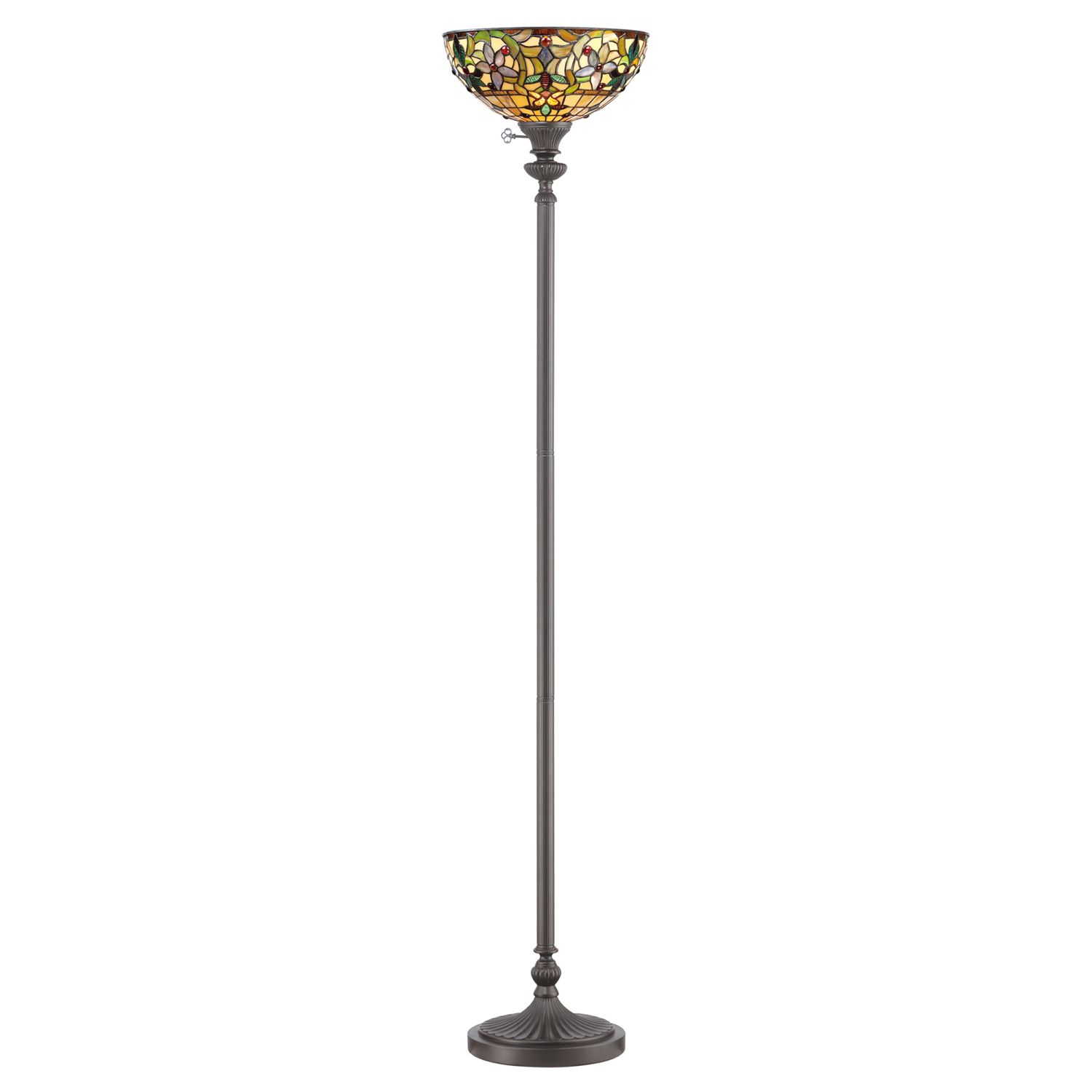 Stehleuchte FARFALLA 6 Bronze 178cm Tiffany Lampe Stehleuchte FARFALLA 6 Bronze 178cm Tiffany Lampe