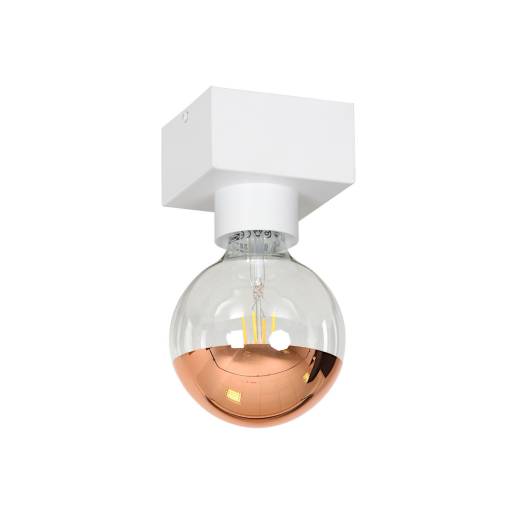 Moderne Deckenlampe Weiß eckig minimalistisch E27