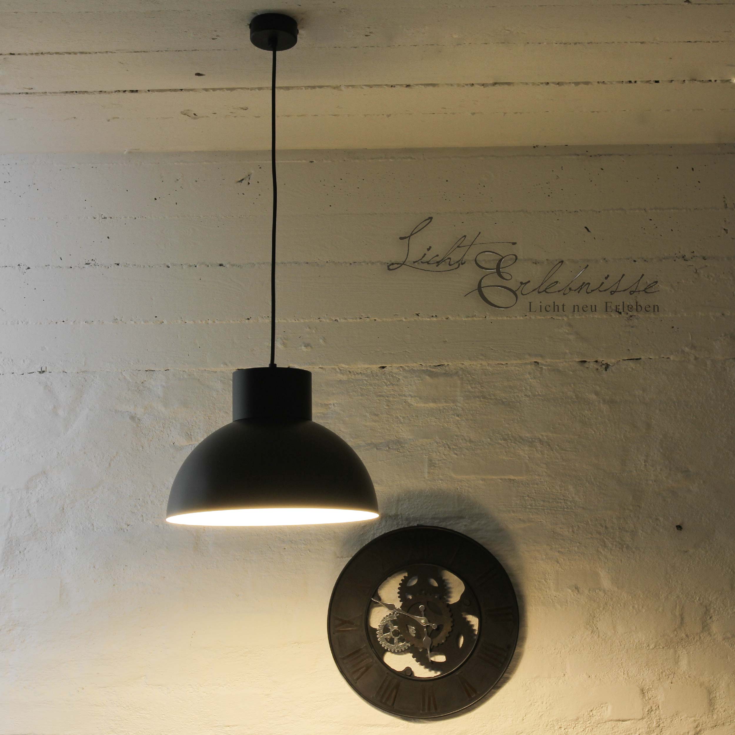 Vintage Loftleuchte Hängeleuchte schwarz Vintage Loftleuchte Hängeleuchte schwarz