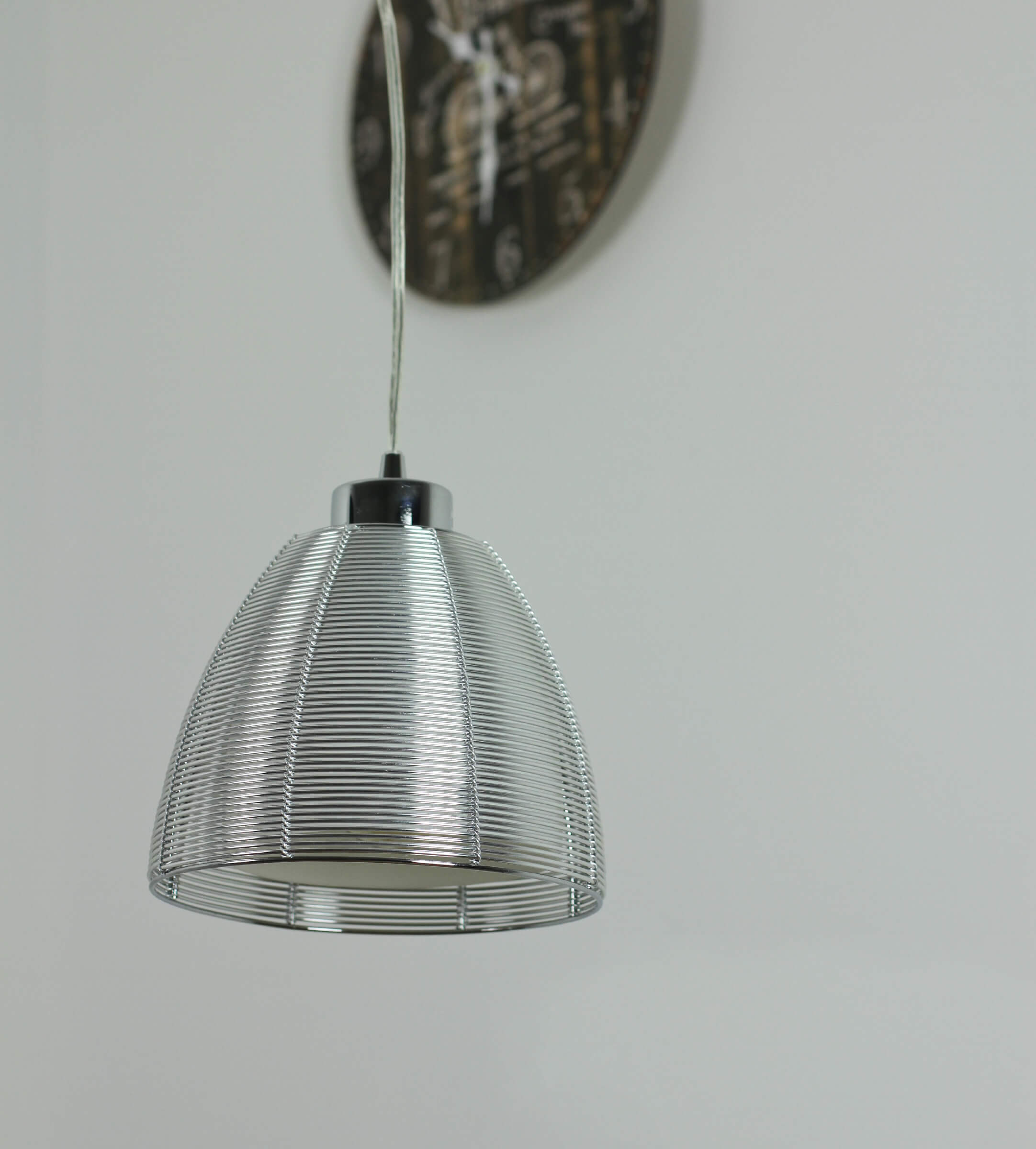 Moderne Pendelleuchte Jafar in silber Moderne Pendelleuchte Jafar in silber