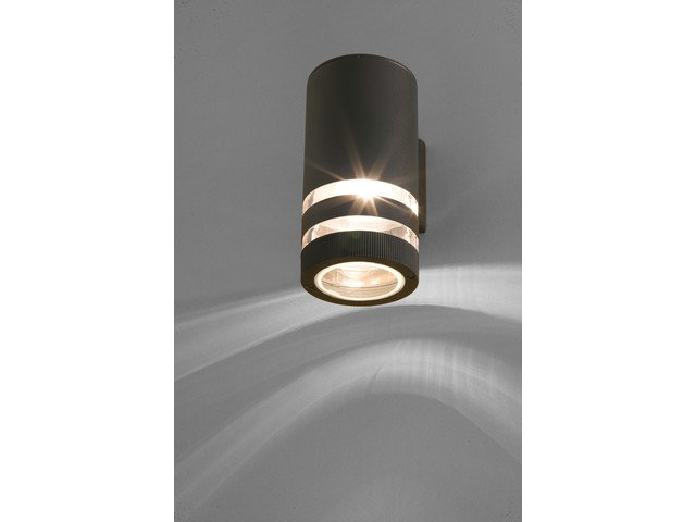 Zylindrische Außen Wandleuchte Modern Anthrazit farben Zylindrische Außen Wandleuchte Modern Anthrazit farben