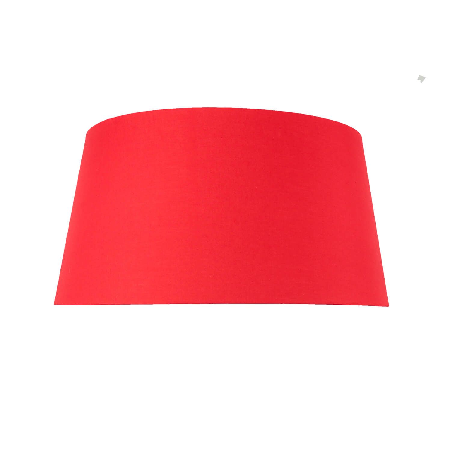 Stoff Lampenschirm groß 60 cm rund konisch Rot Stoff Lampenschirm groß 60 cm rund konisch Rot