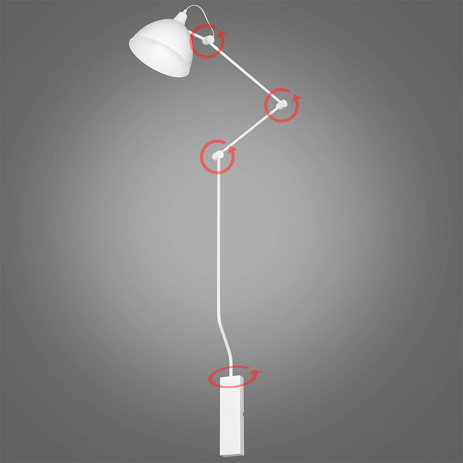 Flexible Wandleuchte AIDA Design Moderne Leuchte Flexible Wandleuchte AIDA Design Moderne Leuchte