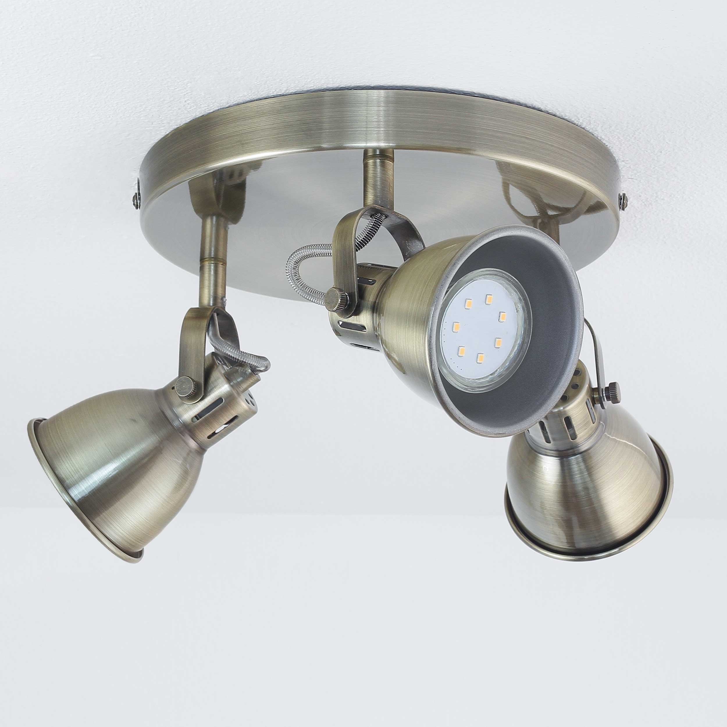 Aufbau Spotstrahler RALPH Ø34cm 3-flmg Aufbau Spotstrahler RALPH Ø34cm 3-flmg