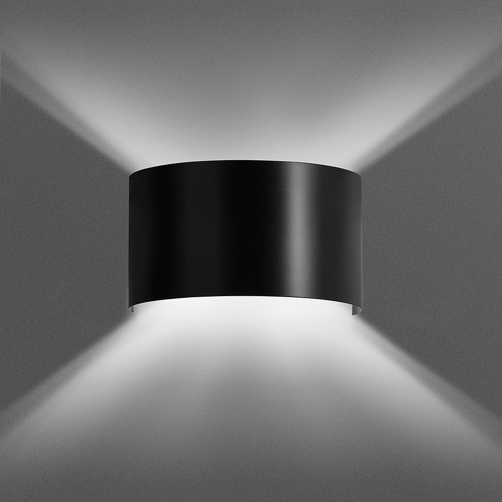 Wandlampe Schwarz Up Down Flur Wohnzimmer Treppe Wandlampe Schwarz Up Down Flur Wohnzimmer Treppe