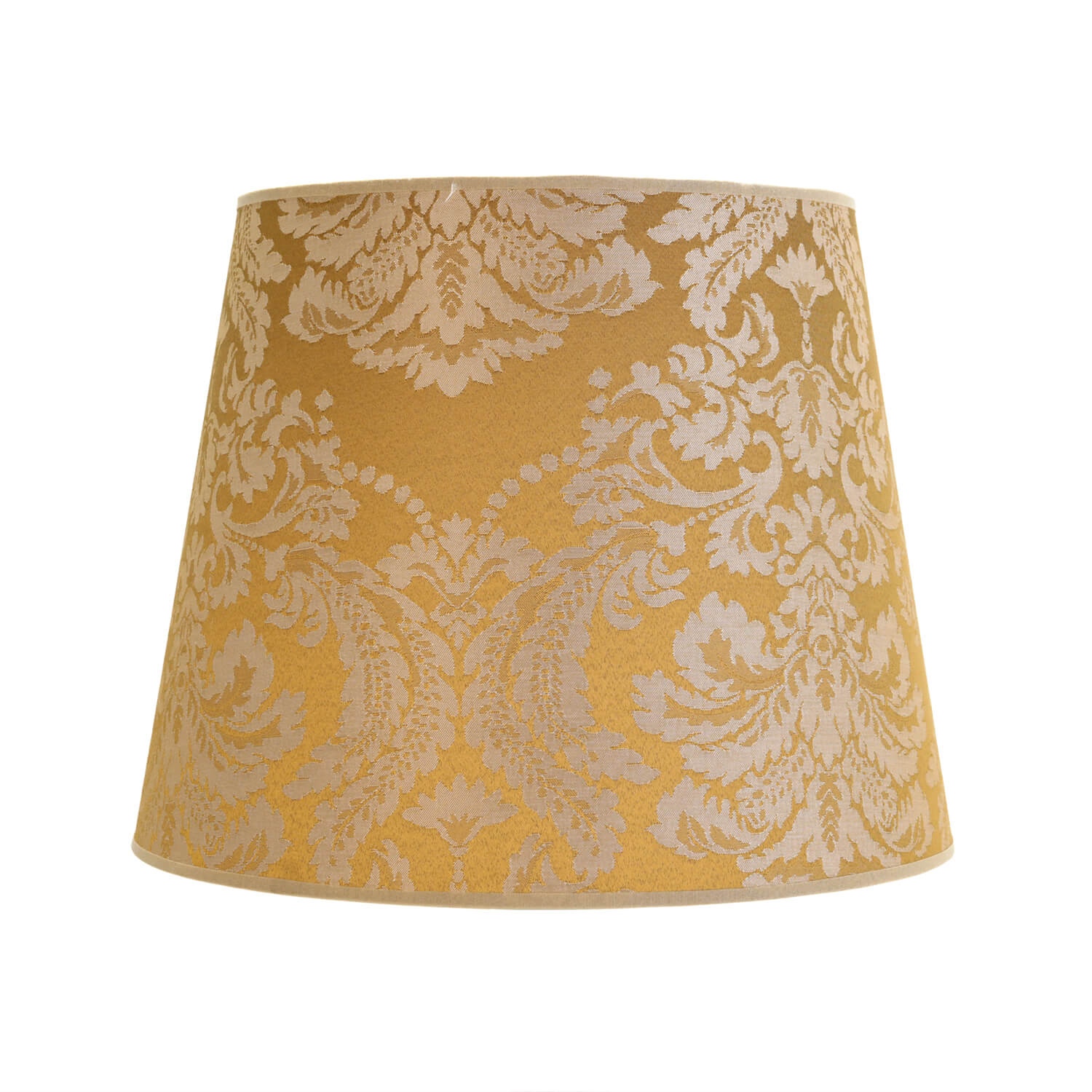 Lampenschirm Gold Stoff Muster E27 Stehleuchte WILLOW Lampenschirm Gold Stoff Muster E27 Stehleuchte WILLOW