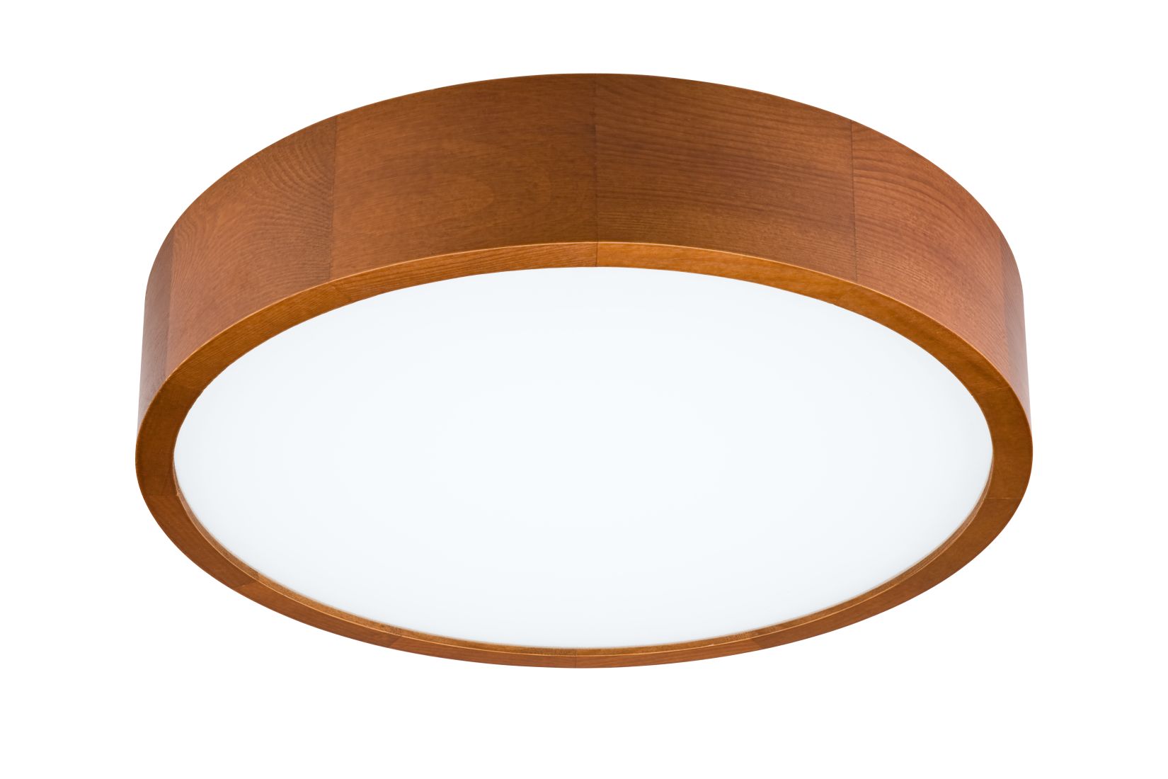 Wohnliche LED Deckenleuchte ABBEY Holz Modern rund Wohnliche LED Deckenleuchte ABBEY Holz Modern rund