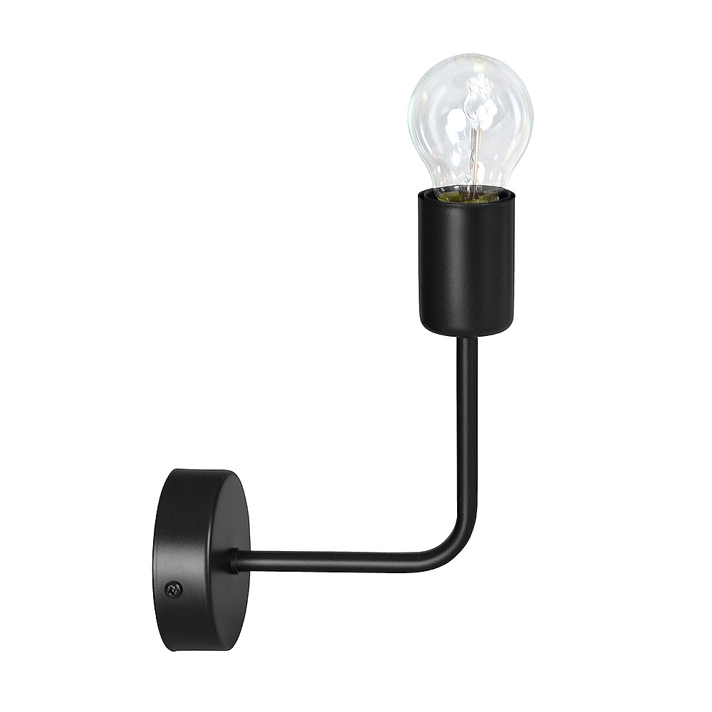 Wandlampe Schwarz Retro Metall Bett Sofa SIMPLEX Wandlampe Schwarz Retro Metall Bett Sofa SIMPLEX