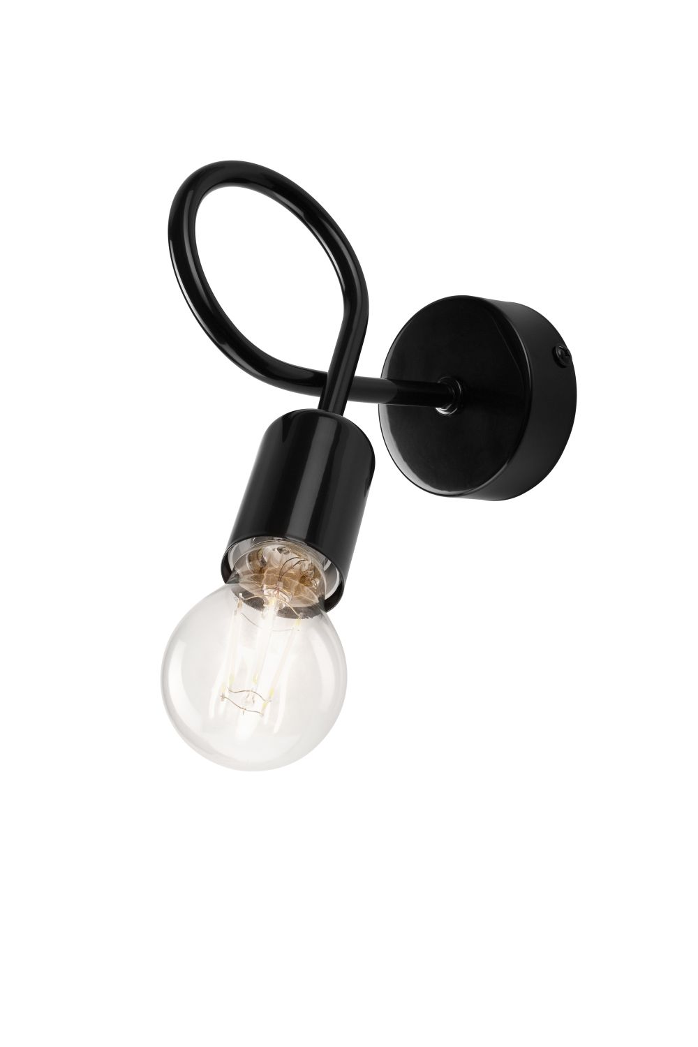 Wandleuchte Schwarz flexibel Modern Metall Lampe Wandleuchte Schwarz flexibel Modern Metall Lampe