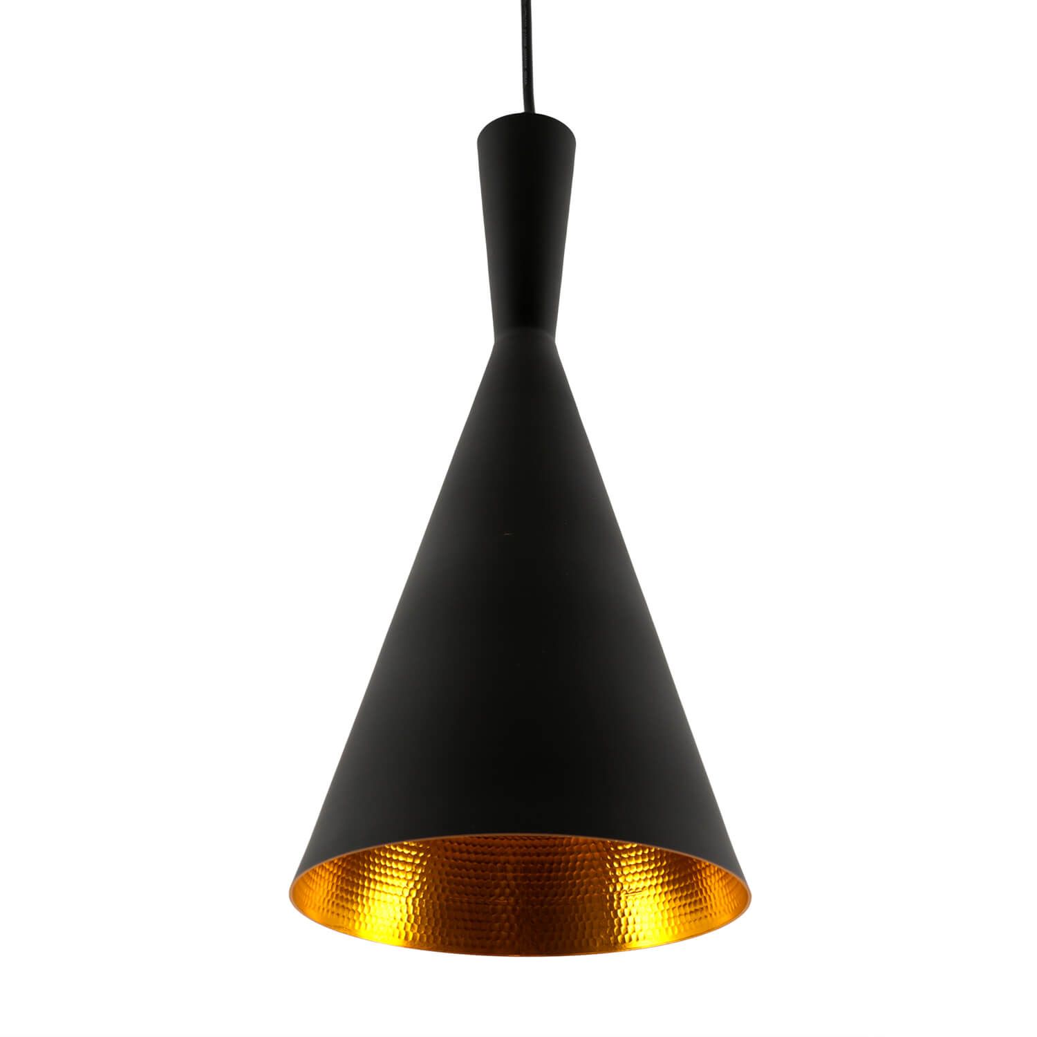 Hängeleuchte Schwarz Gold Ø19cm Esstisch Küche WINDSOR Hängeleuchte Schwarz Gold Ø19cm Esstisch Küche WINDSOR