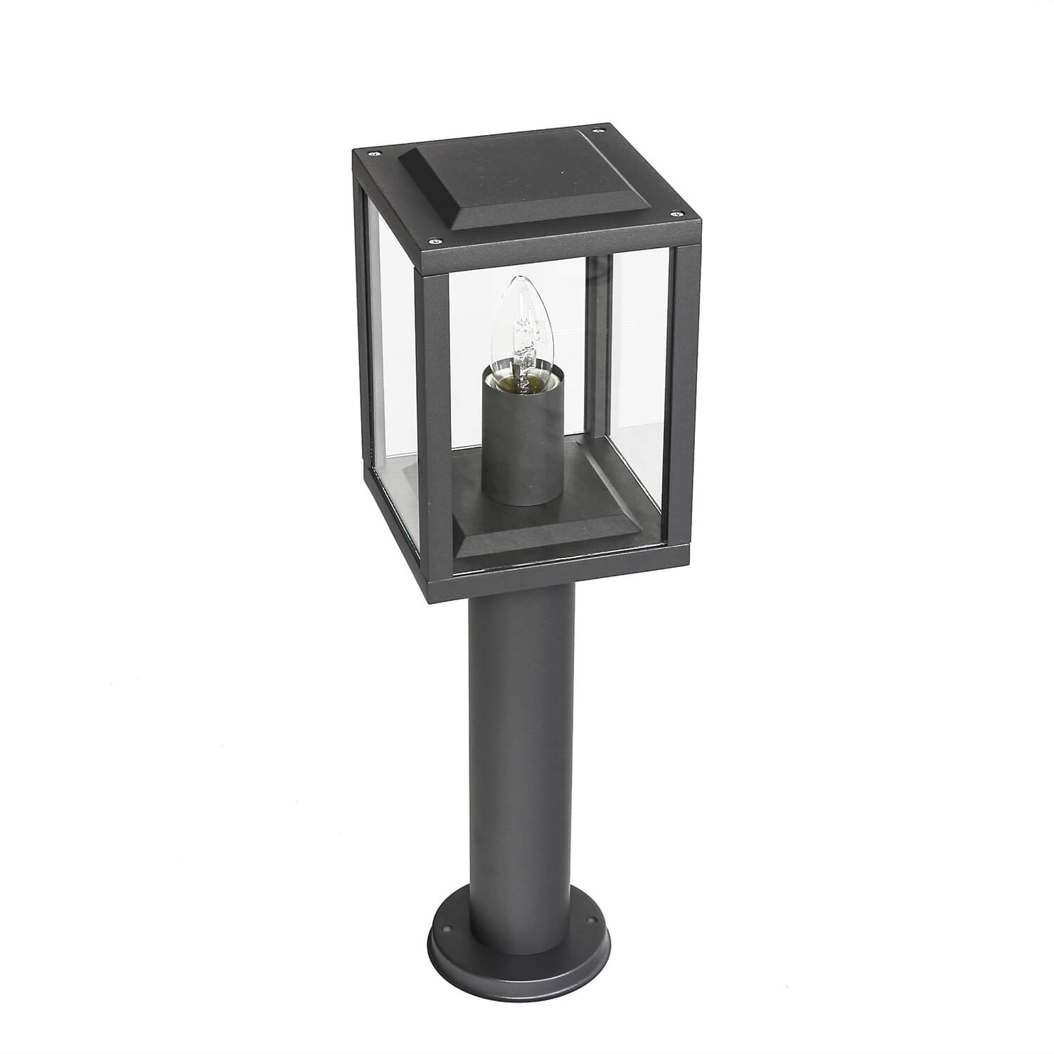 Außen Stehlampe Anthrazit Vintage eckig IP44 Garten Außen Stehlampe Anthrazit Vintage eckig IP44 Garten