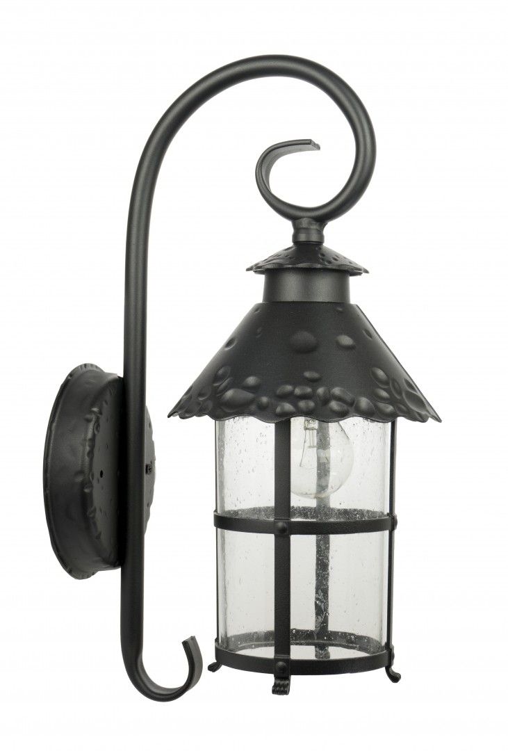 Außen Wandlampe Schwarz regenfest Rustikal TOURNAI Außen Wandlampe Schwarz regenfest Rustikal TOURNAI