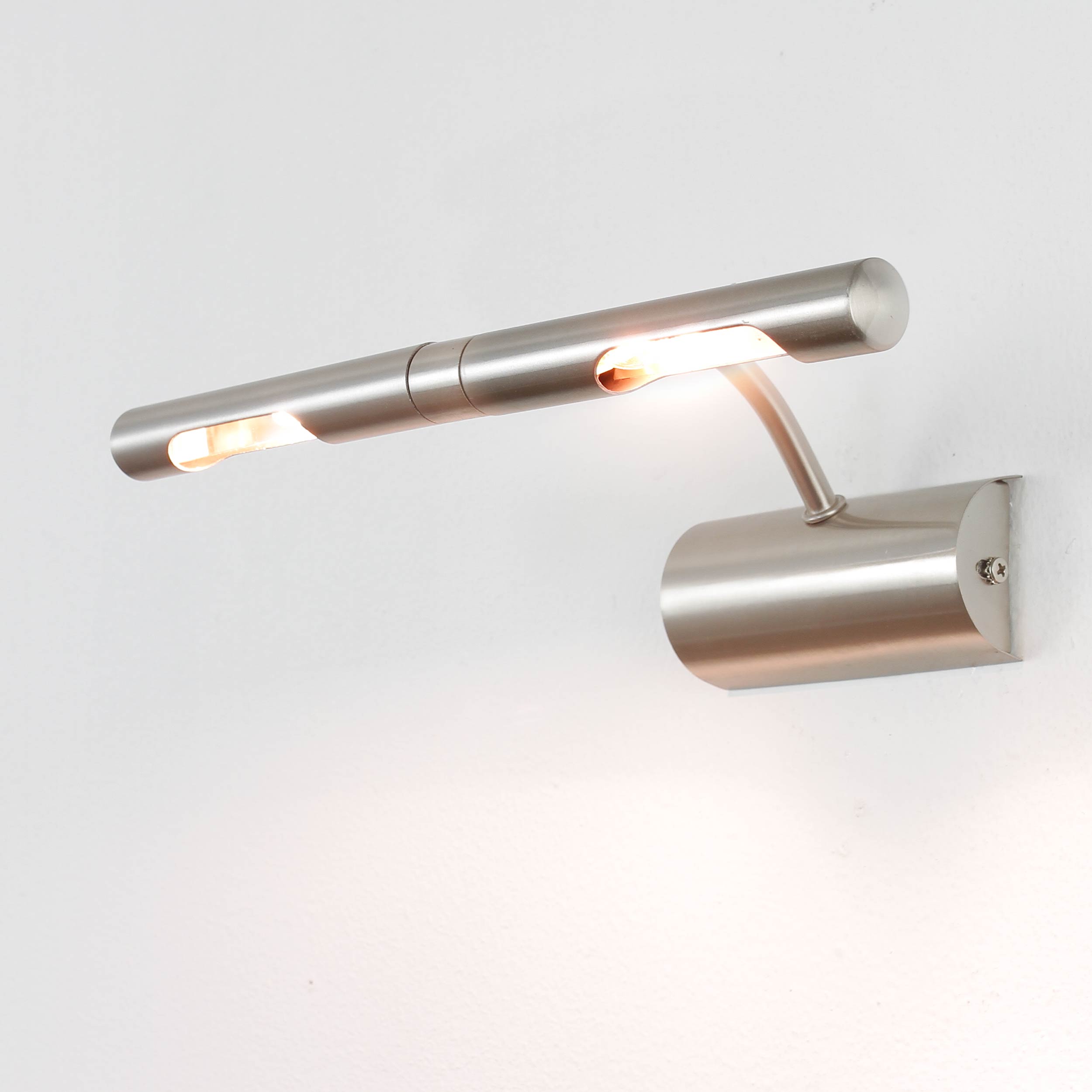 PICTURE LIGHT Bilderleuchte Chrom matt 2xG9 L:30cm PICTURE LIGHT Bilderleuchte Chrom matt 2xG9 L:30cm