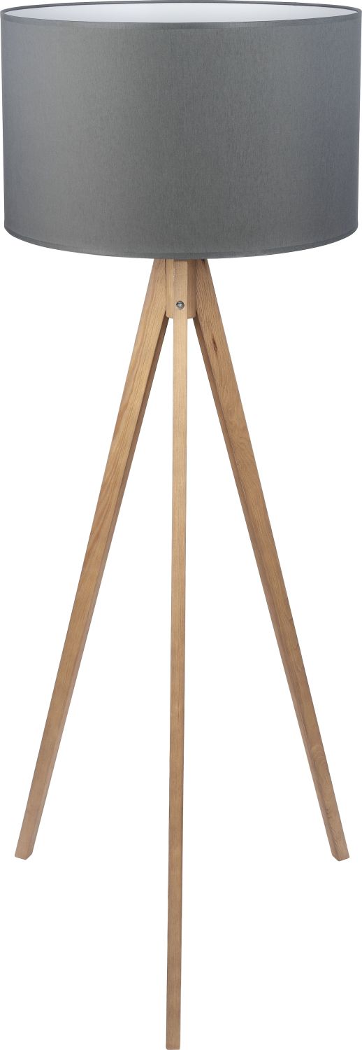 Stehlampe KIROKA Graphit Holz Ø50cm 140cm Lampe Stehlampe KIROKA Graphit Holz Ø50cm 140cm Lampe
