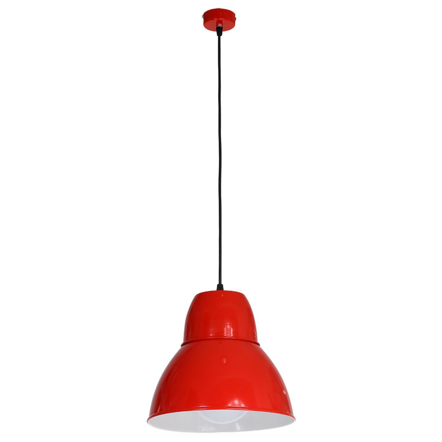 Retro Pendelleuchte Rot knallig Ø26cm Küche Esstisch Retro Pendelleuchte Rot knallig Ø26cm Küche Esstisch