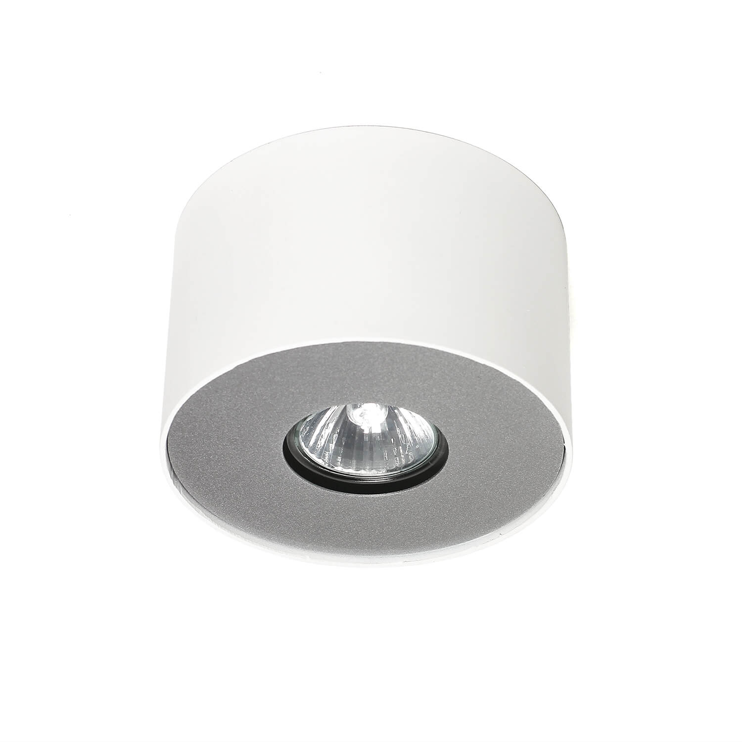 Weißer Deckenstrahler POINT Ø13cm H:9cm GU10 Modern Weißer Deckenstrahler POINT Ø13cm H:9cm GU10 Modern