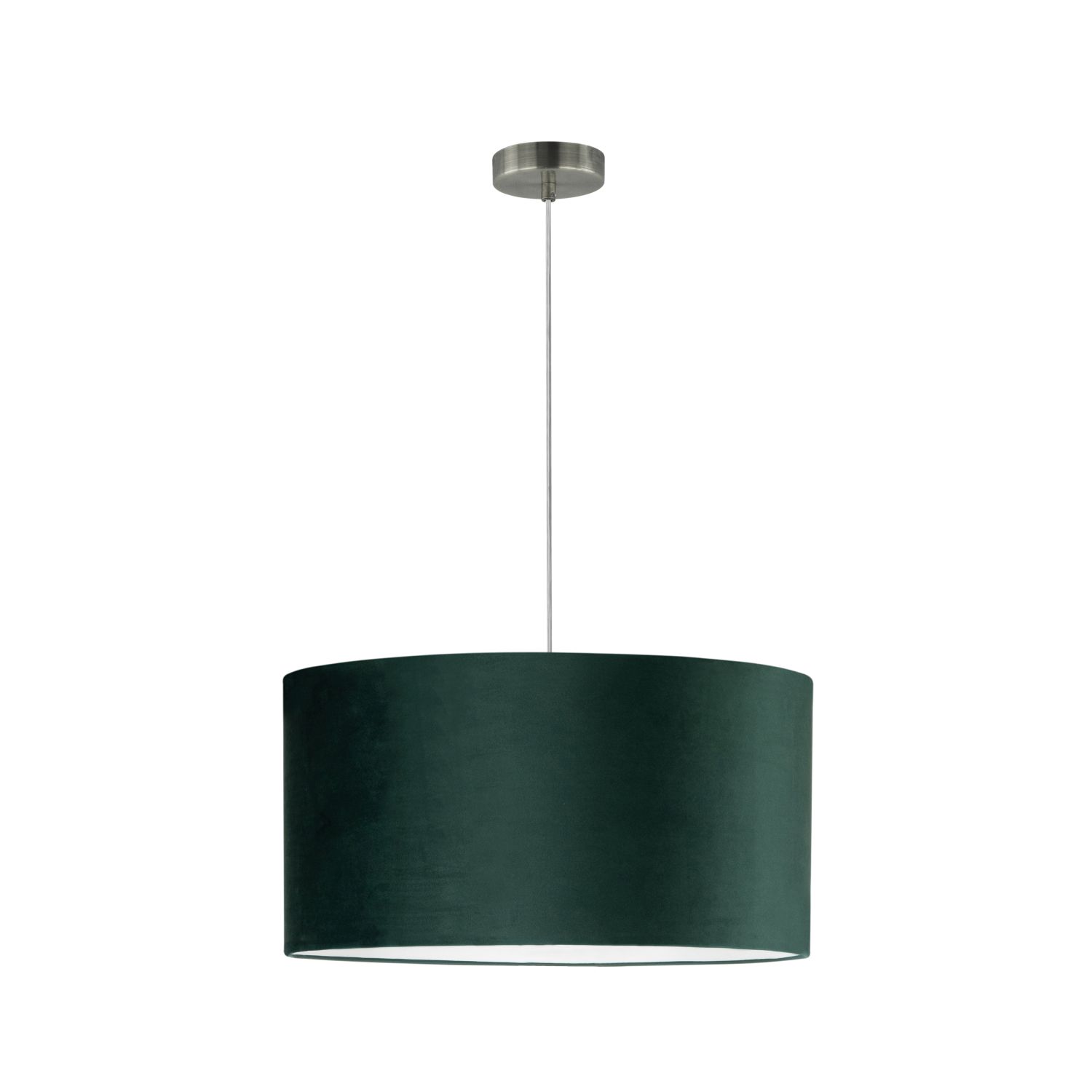 Pendelleuchte Stoff Grün blendarm E27 Ø50cm rund Pendelleuchte Stoff Grün blendarm E27 Ø50cm rund