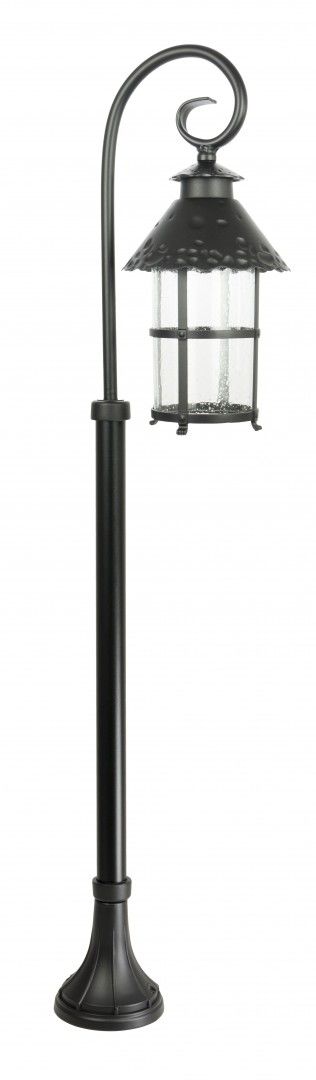 Rustikale Außenlampe Schwarz 116cm regenfest E27 Rustikale Außenlampe Schwarz 116cm regenfest E27