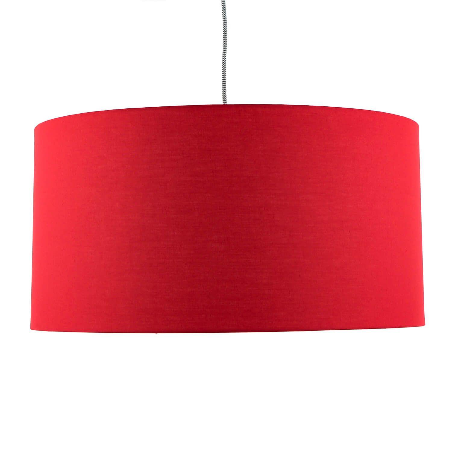 Stoff Lampenschirm für Hängeleuchte Stehlampe 60 cm Rot Stoff Lampenschirm für Hängeleuchte Stehlampe 60 cm Rot