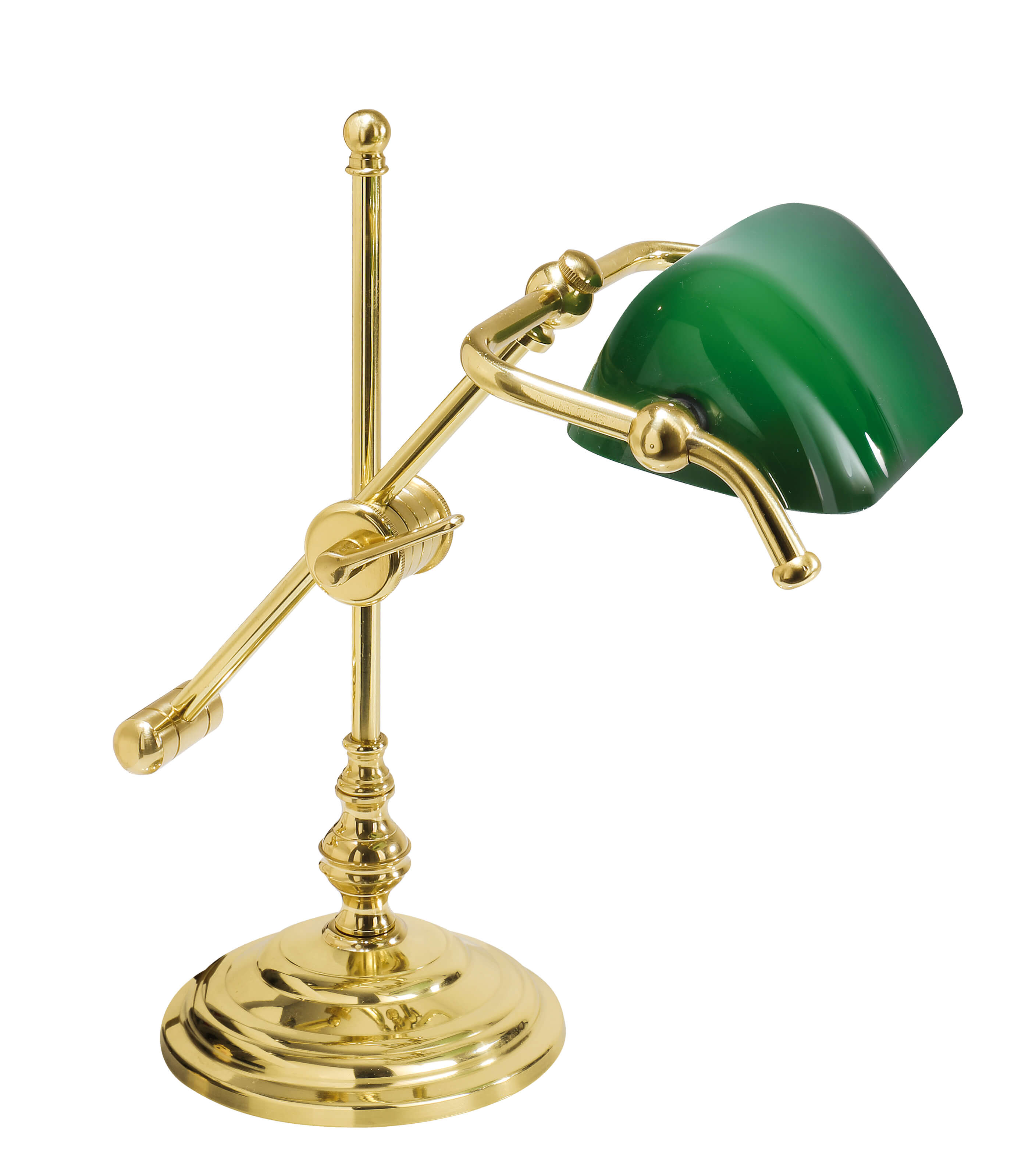 Tischlampe Gold 24K Echt-Messing Jugendstil Tischlampe Gold 24K Echt-Messing Jugendstil