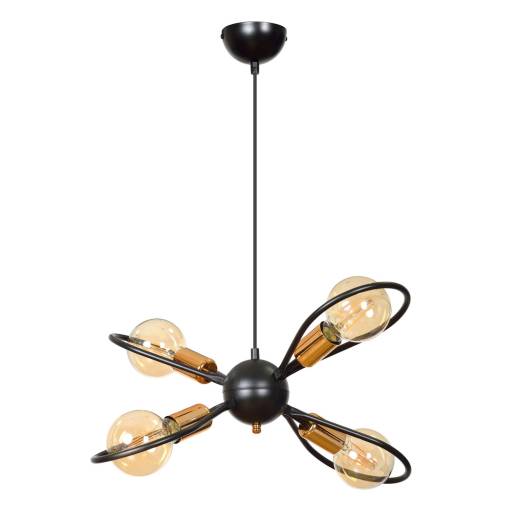 Hängeleuchte Schwarz Kupfer Loft Industrie Design