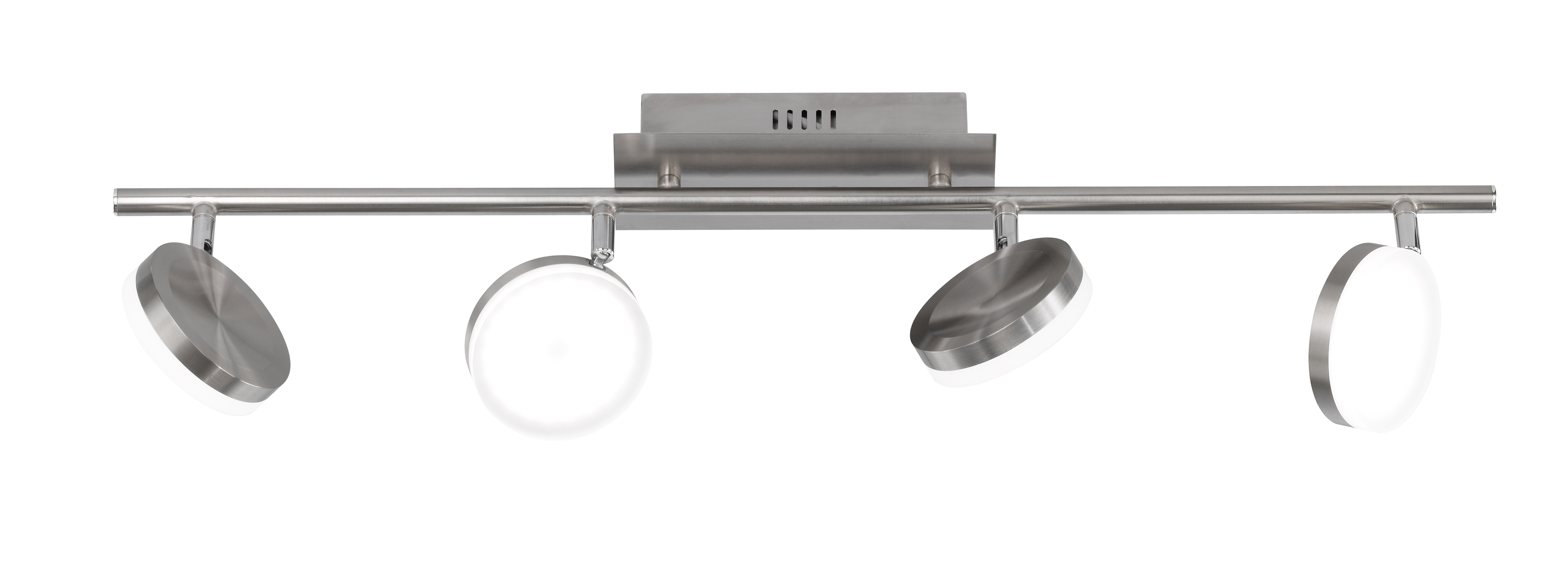 Moderne LED Deckenlampe Deckenleuchte in Nickel matt/Chrom Moderne LED Deckenlampe Deckenleuchte in Nickel matt/Chrom