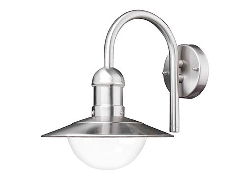 Elegante Außenwandlampe Edelstahl IP44 Maritim EIVOR Elegante Außenwandlampe Edelstahl IP44 Maritim EIVOR