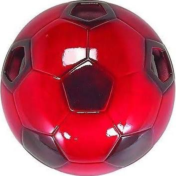 Fussballleuchte Wandleuchte rot schwarz Keramik Fussballleuchte Wandleuchte rot schwarz Keramik