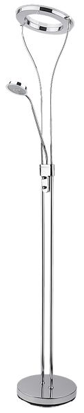 Dimmbare LED Stehlampe Modern in Chrom Dimmbare LED Stehlampe Modern in Chrom