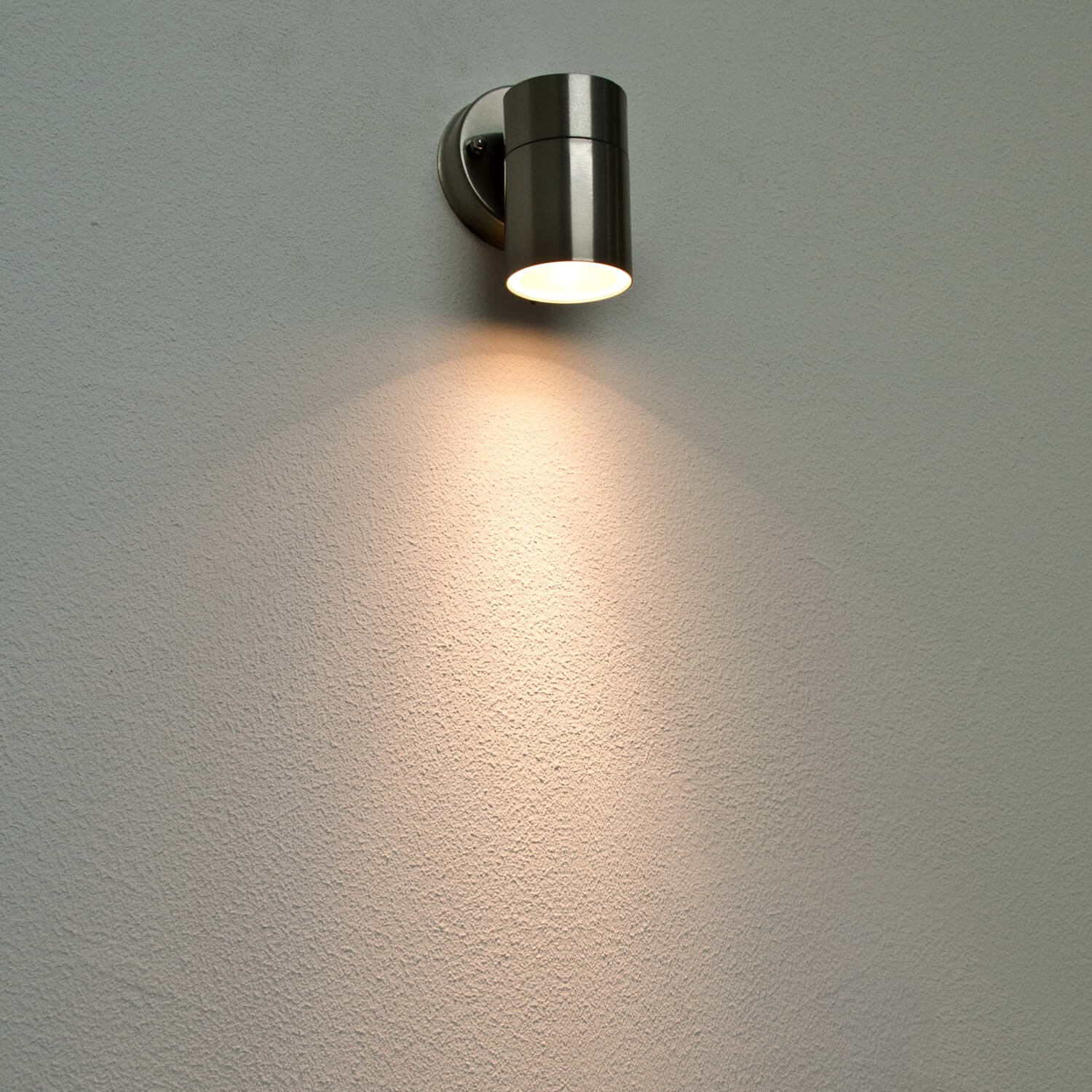 Wandleuchte GU10 Metall Modern silber 