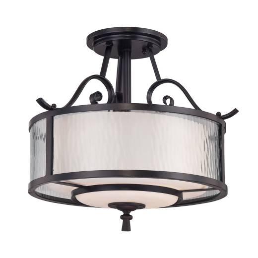 Premium Deckenleuchte Glas rund Vintage Wohnzimmer