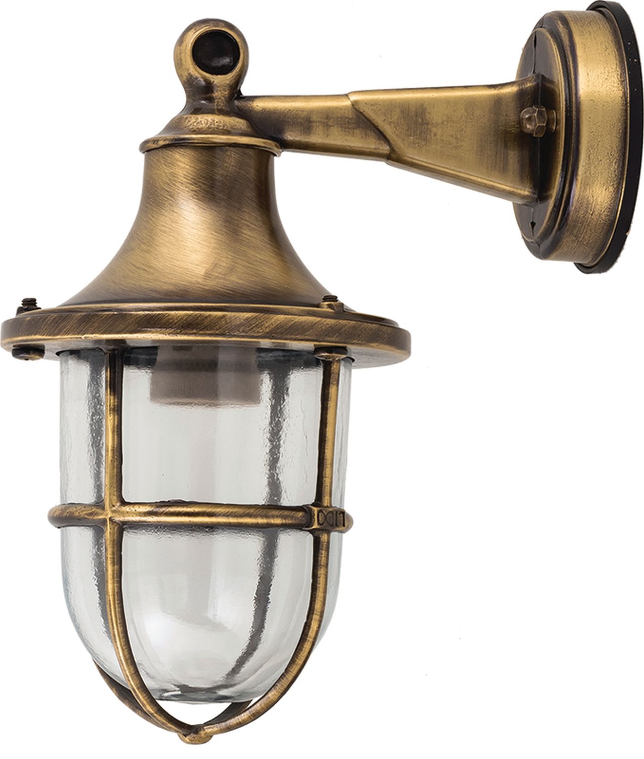 Messing Wandlampe IP64 Maritim Haus Hof SANTORIN Messing Wandlampe IP64 Maritim Haus Hof SANTORIN