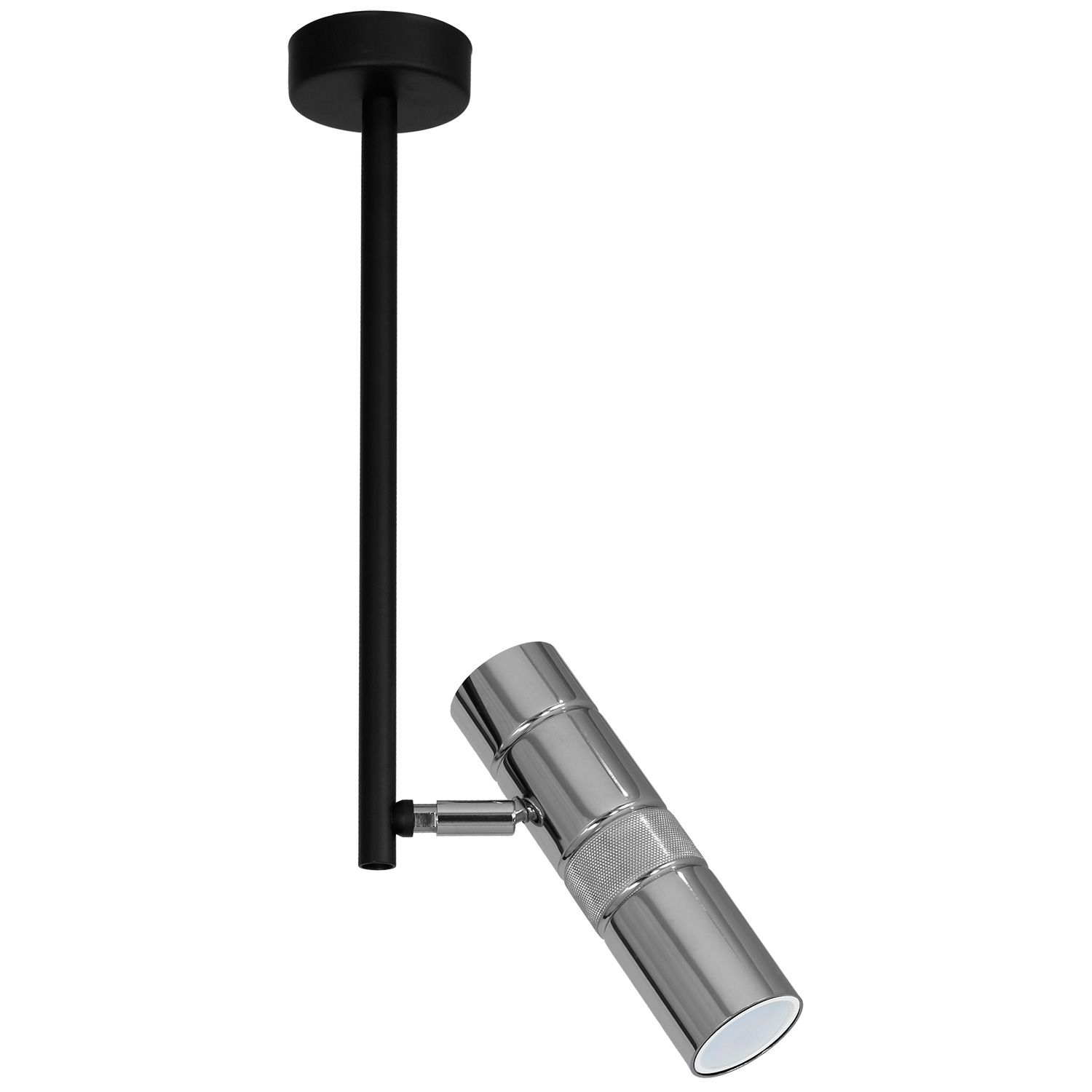 Extravaganter Deckenstrahler DITA Chrom flexibel Extravaganter Deckenstrahler DITA Chrom flexibel