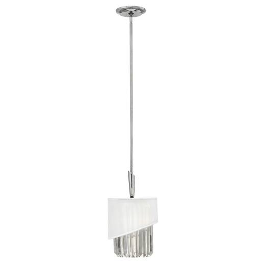 Deckenleuchte DISFARE Nickel Ø26cm kürzbar Lampe