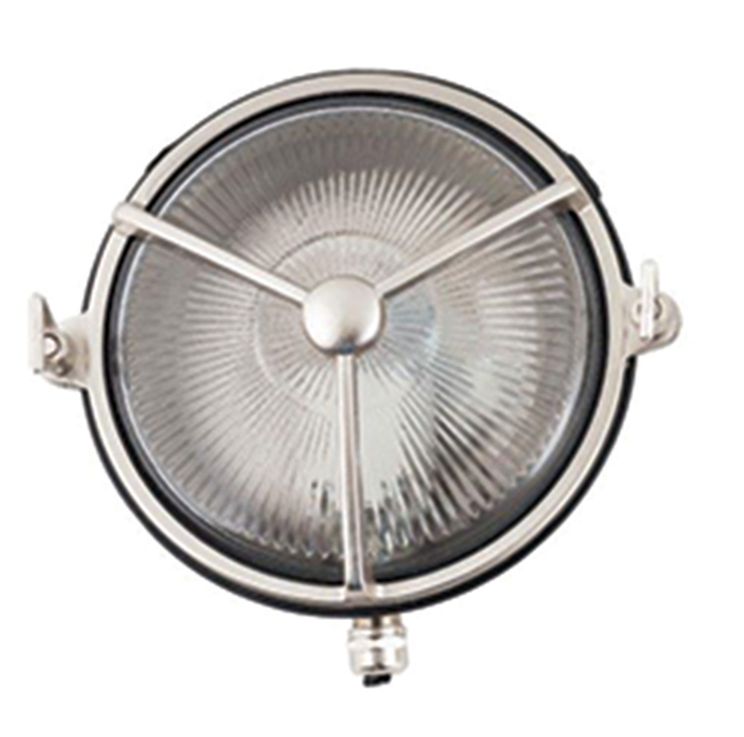 Schiffslampe Messing Riffelglas IP64 rostfrei rund Schiffslampe Messing Riffelglas IP64 rostfrei rund