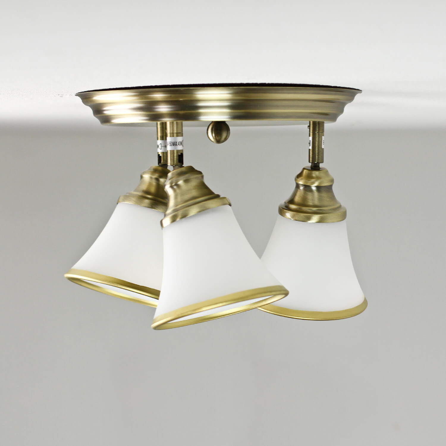 Jugendstil Deckenlampe 3xE14 Ø40cm drehbar GRANDO Jugendstil Deckenlampe 3xE14 Ø40cm drehbar GRANDO