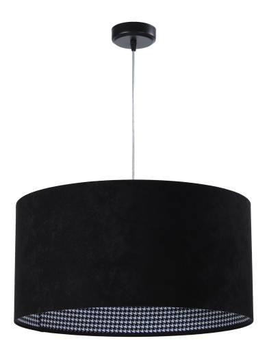 Pendelleuchte Esszimmerlampe Schwarz Weiß Muster