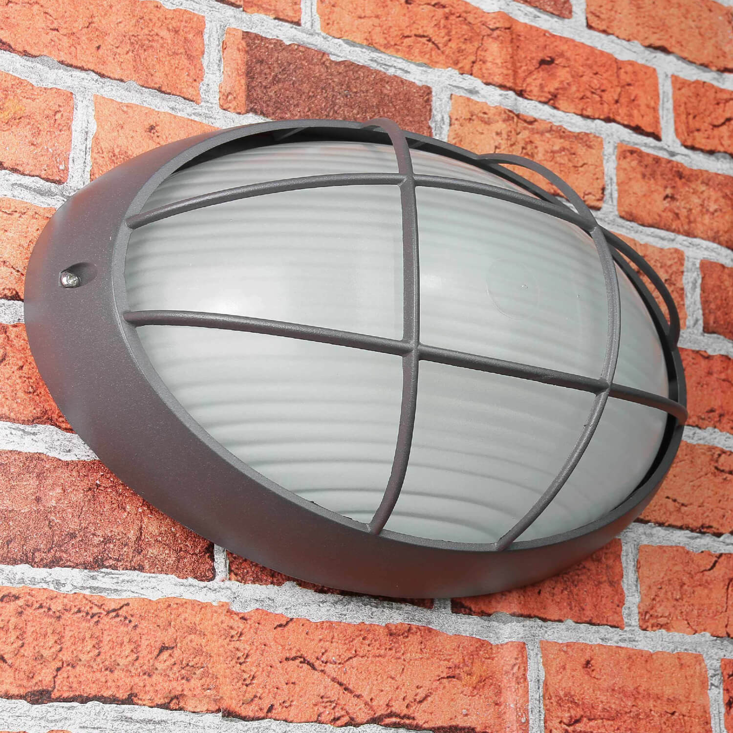 Maritime Außenwandleuchte E27 oval IP44 AMSTERDAM Maritime Außenwandleuchte E27 oval IP44 AMSTERDAM