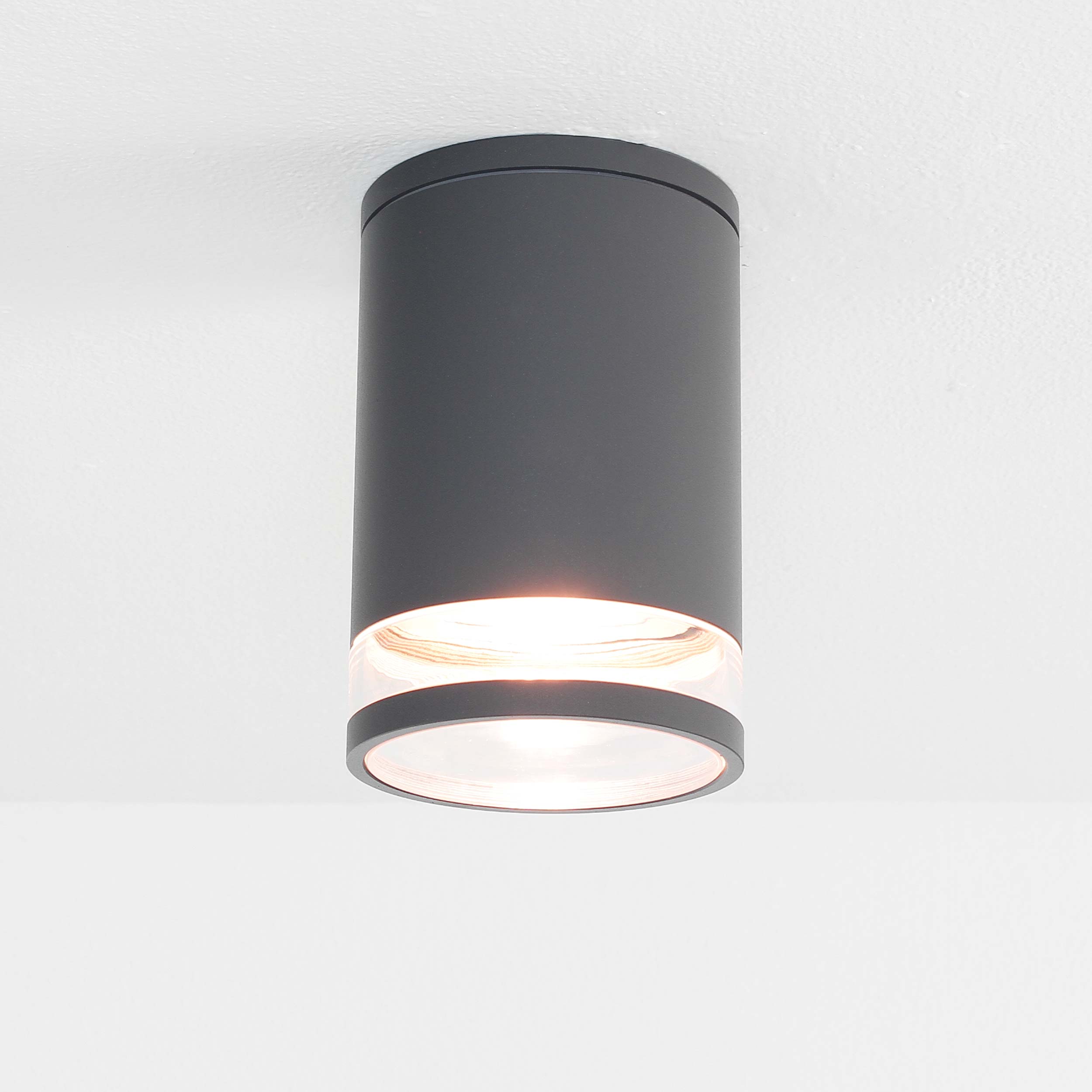 Moderne Deckenlampe Außen in Schwarz ROCK ∅11cm Moderne Deckenlampe Außen in Schwarz ROCK ∅11cm