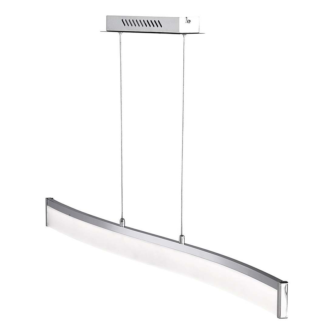 LED Hängeleuchte Modern in Nickel matt/Chrom fürs Esszimmer LED Hängeleuchte Modern in Nickel matt/Chrom fürs Esszimmer