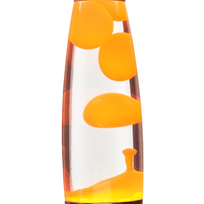 Lavalampen Orange