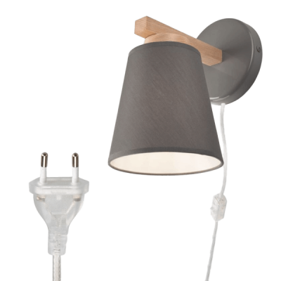 Wandlampen mit Stecker
