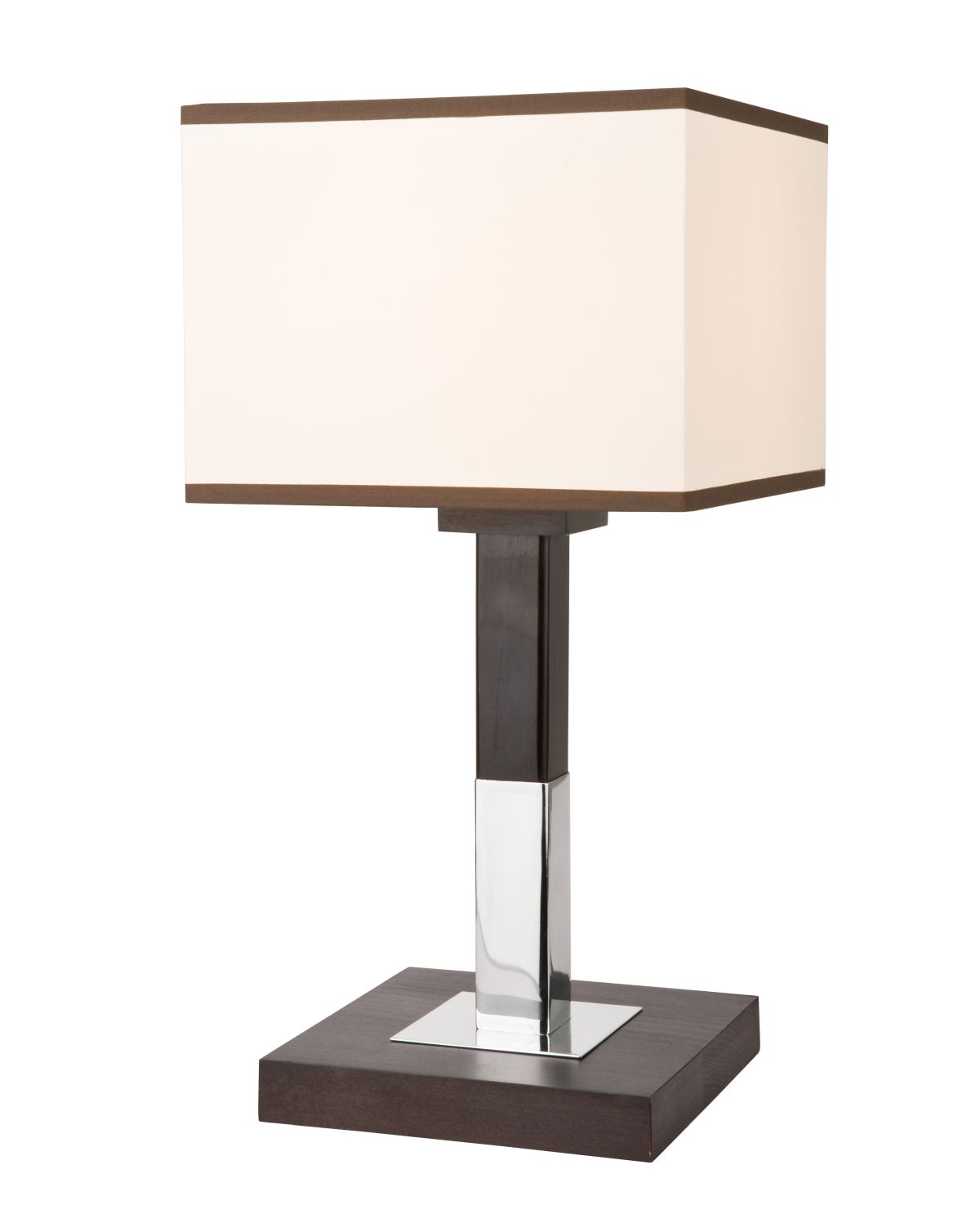 Tischleuchte Stoffschirm Creme quadratisch H:38cm Tischleuchte Stoffschirm Creme quadratisch H:38cm