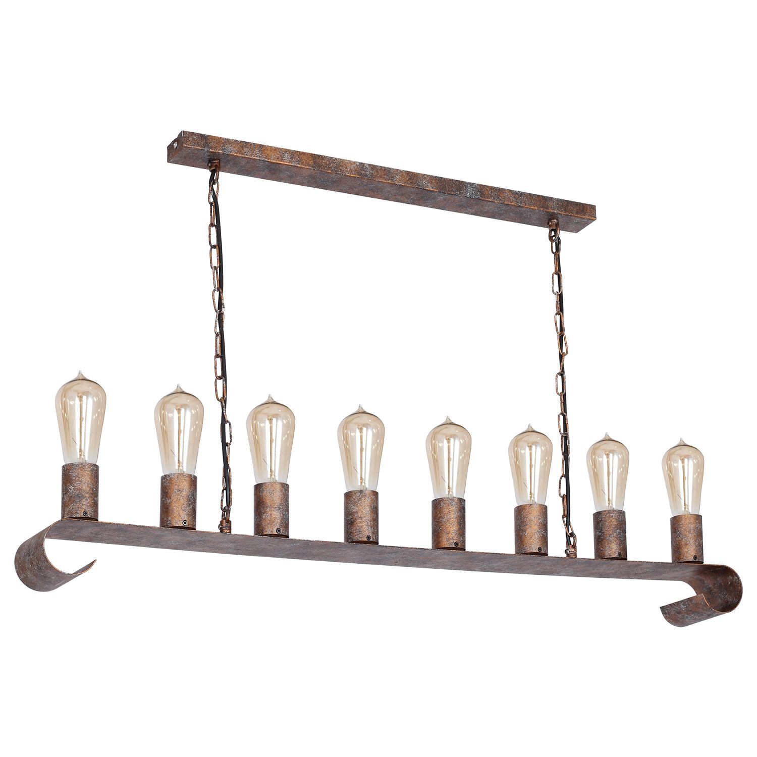 Pendelleuchte Vintage L:98cm Rost-Braun Esstisch Pendelleuchte Vintage L:98cm Rost-Braun Esstisch